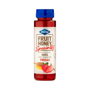 DORAY Fruit Honey Specialty Miel con zumo de fresas 350 g.