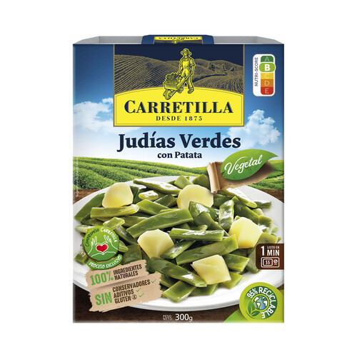 CARRETILLA Judías verdes con patatas CARRETILLA 300 g.