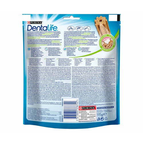 DENTALIFE Snack dental para perros de raza pequeña, PURINA DENTALIFE 5 uds. 115 g.