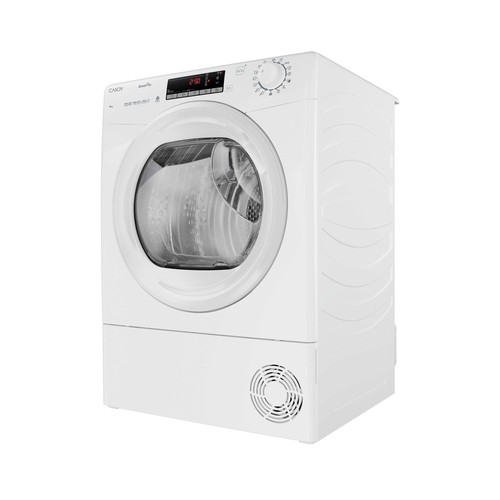 Secadora por condensación con bomba de calor CANDY Cro EH10N2TE-S, capacidad de secado: 10KG, clasificación energética: D, H: 85cm, A: 59,6cm, F: 60,4cm.
