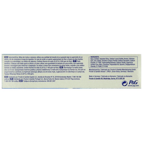 ORAL B Complete Pasta de dientes con enjuague bucal, con sabor a hierbabuena y efecto refrescante 75 ml.