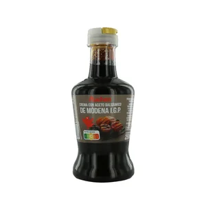 PRODUCTO ALCAMPO Crema con vinagre balsámico Di Módena con IGP Aceto balsamico di Modena 250 ml.