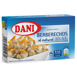 Imagen de DANI Berberechos pequeños al natural lata de 58 g.