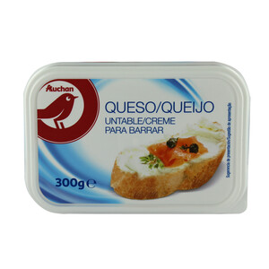 Imagen de AUCHAN Queso de untar natural 300 g. Producto Alcampo