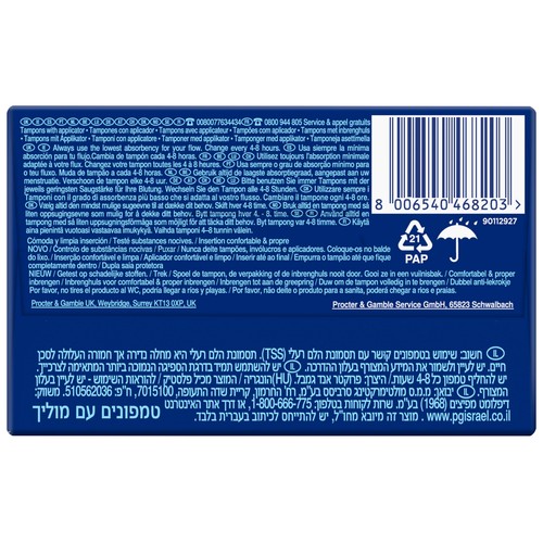 TAMPAX Tampón regular con aplicador TAMPAX Compak 38 uds.