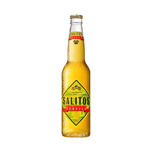 Cerveza con tequila SALITOS botella 330 ml.