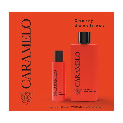 CARAMELO Cherry sweetness Estuche de Eau de toilette para mujer (colonia) 100 + 30 ml.