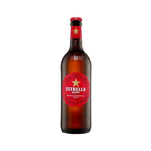 ESTRELLA DAMM Cerveza Mediterránea a base de malta botella 66 cl.