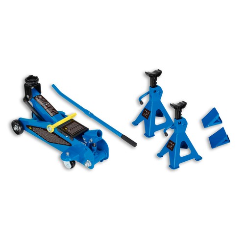 Kit gato hidráulico 1,8TN GS TÜV y caballetes AUCHAN