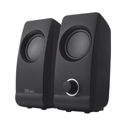Altavoces 2.0 TRUST REMO, potencia 8W (Rms), control de volumen, conexión con Usb.