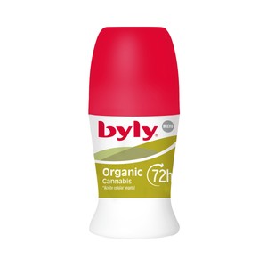 Imagen de BYLY Organic cannabis Desodorante roll on para mujer con protección antitranspirante hasta 72 horas 50 ml.