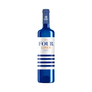 FOUR LINES  Vino blanco verdejo con D.O. Rueda botella 75 cl.