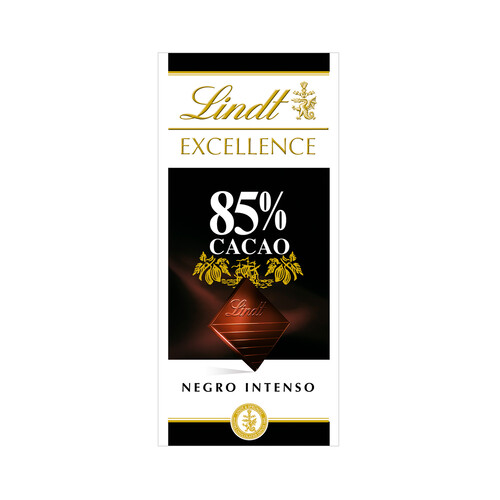 LINDT Chocolate negro (85% cacao) 100 g.