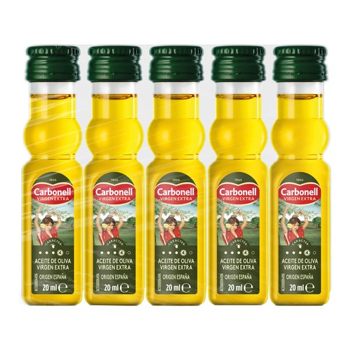 CARBONELL Aceite de oliva virgen extra monodosis 5X20ml