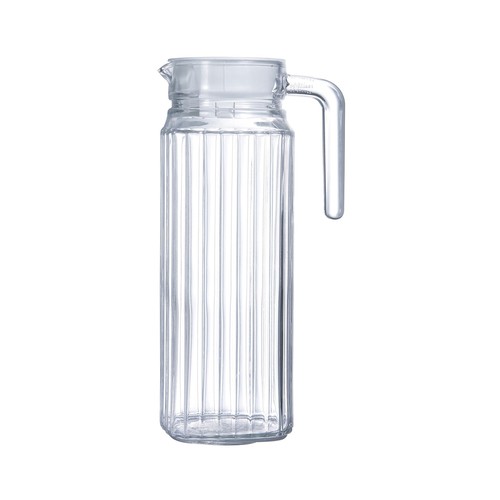 Jarra para Agua de 1,1 Litros con Tapa Color Blanco Modelo Quadro LUMINARC 1 Unidad