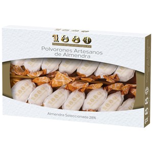Imagen de 1880 Polvorones artesanos de almendra 300 g.