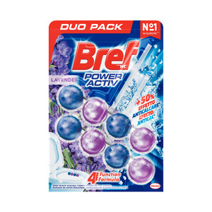 Imagen de BREF Power Activ Pastillas para WC de lavanda 2 uds. 50 g.