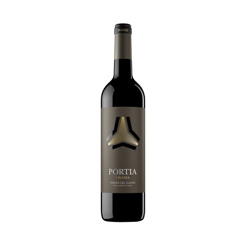 PORTIA  Vino tinto crianza con D.O. Ribera del Duero botella de 75 cl.