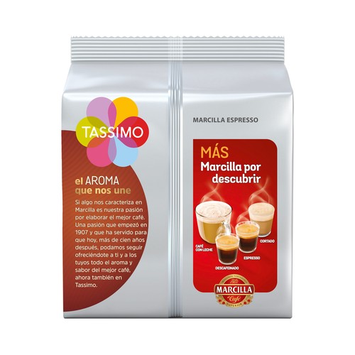 TASSIMO MARCILLA Café en cápsulas espresso 16 uds.