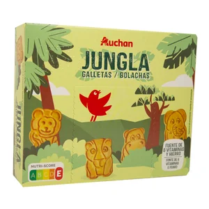 PRODUCTO ALCAMPO Jungla Galletas con cereales 375 g.