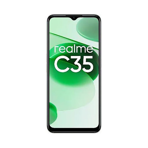 Smartphone 16,76cm (6,6") REALME C35 verde, Octa-Core, 4GB Ram, 64GB, 50+2+0,3 Mpx, Dual-Sim, Android 11.