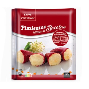 Imagen de COCINARTE Pimientos rellenos de bacalao 240 g.