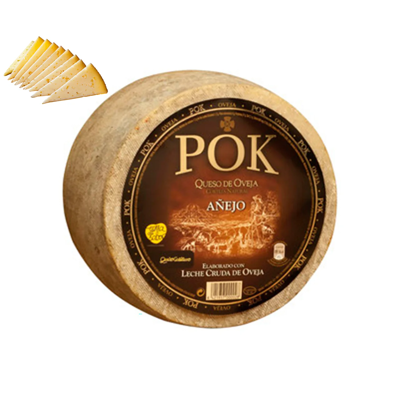 Queso puro de oveja añejo 12 Meses. - Trozo