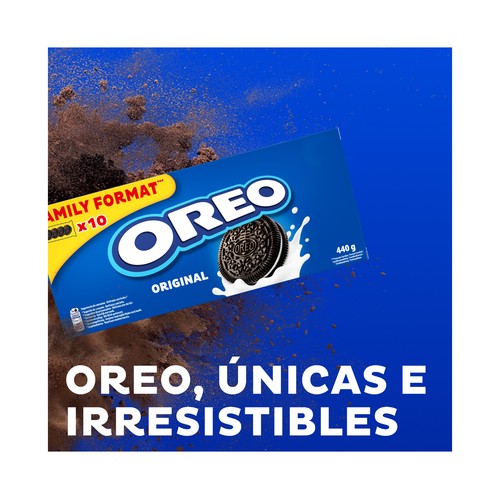 OREO Original Galletas rellenas de crema de vainilla 10 uds. 44 g.