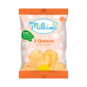MILKIMI Queso rallado 3 quesos MILKIMI 150 g.