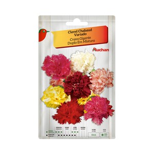 Imagen de Sobre de semillas para plantar claveles de la variedad Chabaud de colores variados PRODUCTO ALCAMPO.