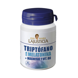 Imagen de ANA MARIA LAJUSTICIA Complemento alimenticio a base de triptógano, melatonina, magnesio y vitamina B6 ANA MARIA LA JUSTICIA 60 uds.