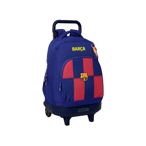 Mochila con ruedas, compacta y extraible. F.C.BARCELONA.