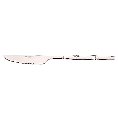 Cuchillo de acero inoxidable con mango de forma de bambú, ALCAMPO.