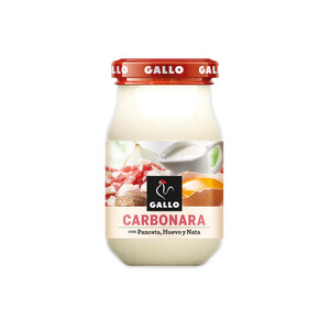 Imagen de GALLO Salsa Carbonara con panceta, huevo y nata 330 g.