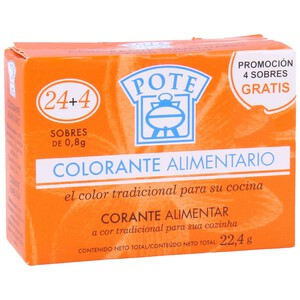 POTE Colorante alimentario POTE sobre de 28 ud.