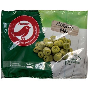 Imagen de AUCHAN Alcachofas baby seleccionadas y ultracongeladas 300 g. Producto Alcampo