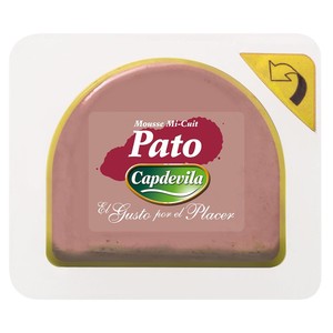 Imagen de CAPDEVILLA Mousse Mi-cuit de higado de pato, elaborado sin gluten 55 g.