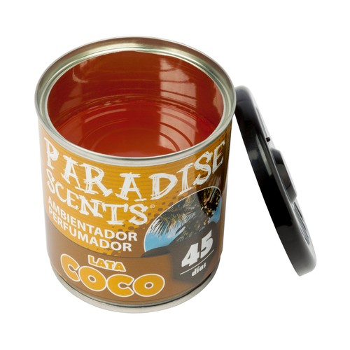 Ambientador coche en gel con aroma coco, PARADISE SCENTS
