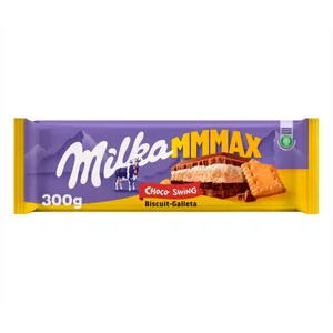 MILKA Chocolate con leche relleno de galleta 300 g.