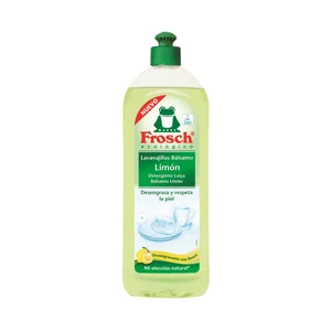 FROGGY Detergente lavavajillas a mano ecológico con aroma limón (desengrasa y respeta la piel) 750 ml.