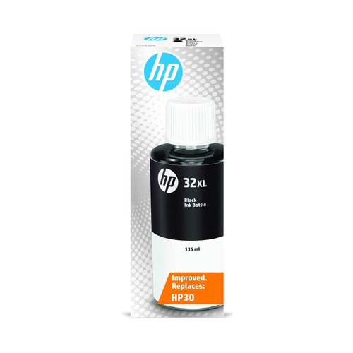 Botella de tinta HP 32XL (1VV24AE), negro, 135 ml..