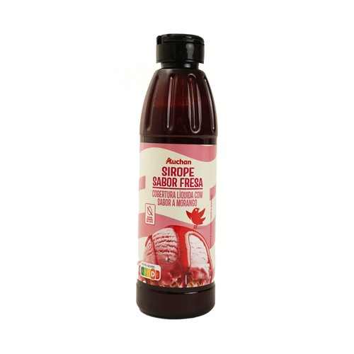 PRODUCTO ALCAMPO Sirope sabor fresa 300 gr.