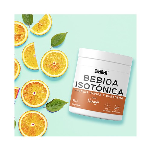 WEIDER Bebida isotònica naranja 420 g.