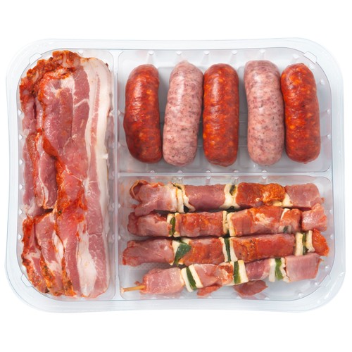 TELLO Bandeja con preparado mixto para barbacoa