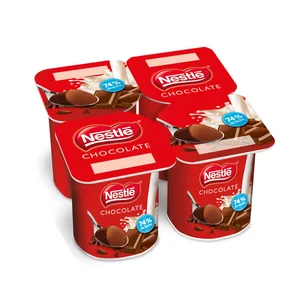 NESTLÉ Yogur de crema de chocolate con leche NESTLÉ 4 x 125 g.