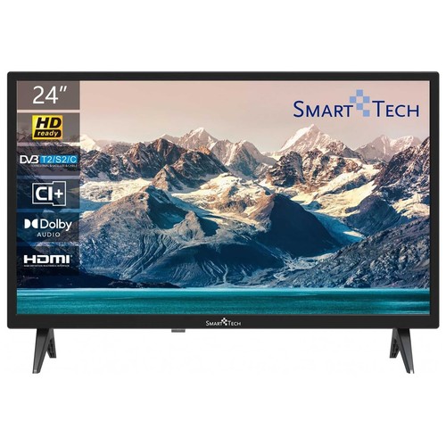TV D-LED 60,9cm (24") SMART TECH 24HN10T2, HD Ready, TDT T2, 2xUSB, 3xHDMI.