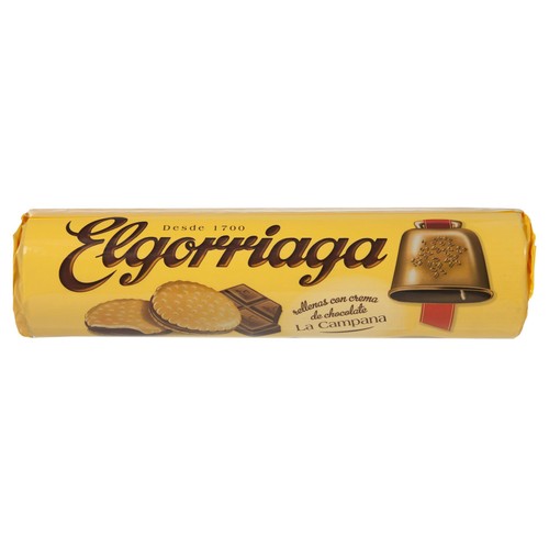 ELGORRIAGA Galletas rellenas de chocolate 500 g.
