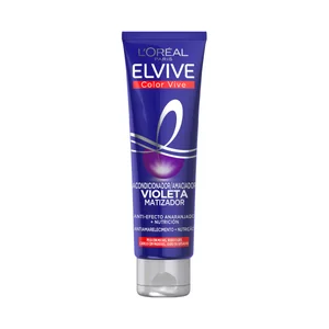 ELVIVE Color vive Mascarilla violeta matizadora, con efecto anti-anaranjado para cabellos con mechas, grises o rubios 150 ml.