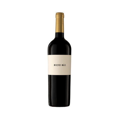MUCHO MAS Vino tinto con IGP Vinos de la Tierra de Castilla botella de 75 cl.