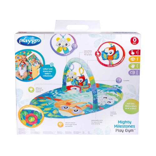 Manta de actividades para bebés Mighty Milestone, PLAYGRO.
